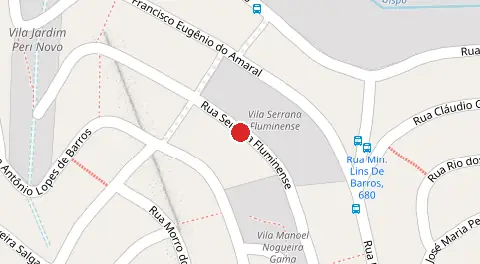 Mapa da localização