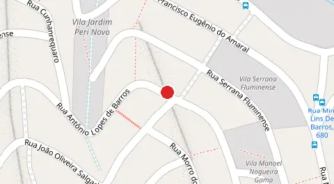 Mapa da localização