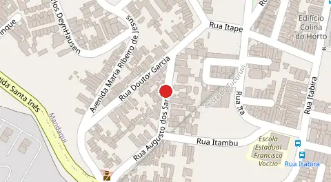 Mapa da localização