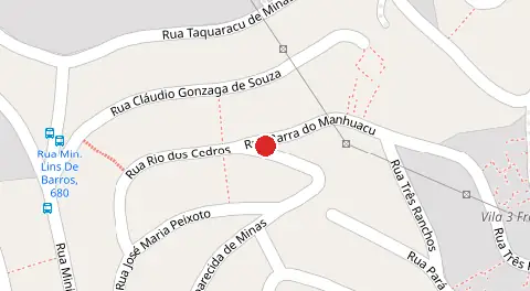 Mapa da localização
