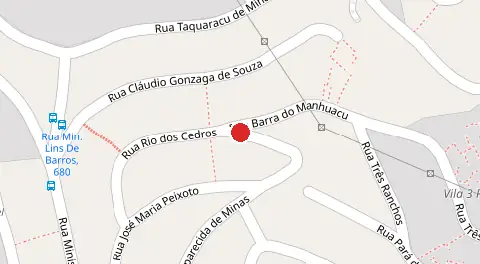 Mapa da localização