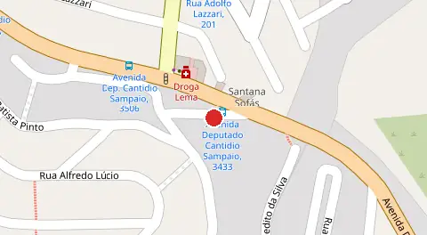 Mapa da localização