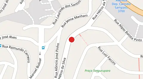 Mapa da localização