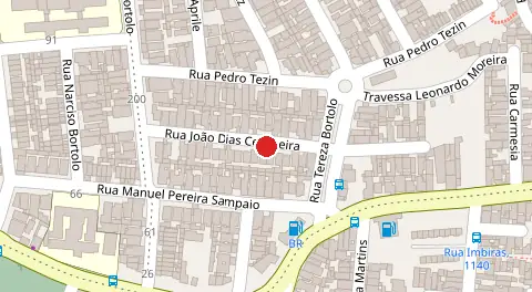 Mapa da localização