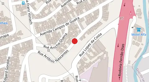 Mapa da localização