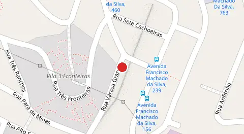 Mapa da localização