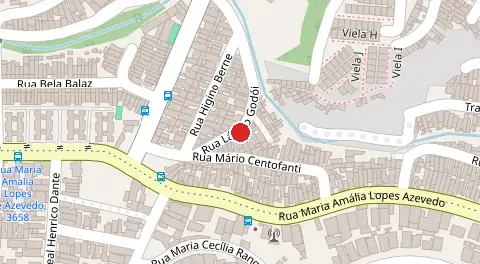 Mapa da localização