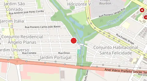 Mapa de Conjunto Residencial Ângelo Planas