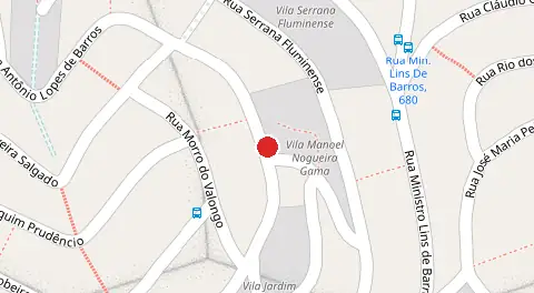 Mapa da localização