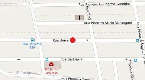 Mapa da localização