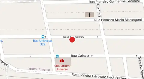 Mapa da localização