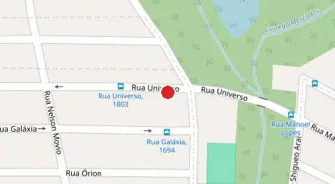 Mapa da localização