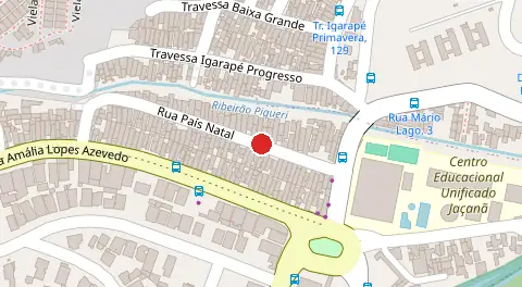 Mapa da localização