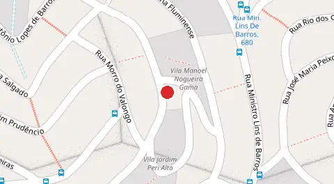 Mapa da localização