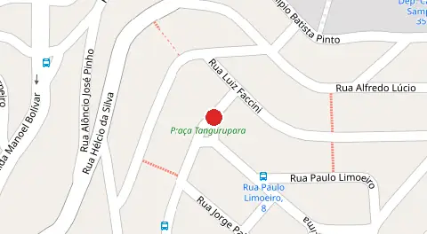 Mapa da localização