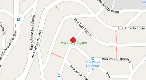 Mapa da localização