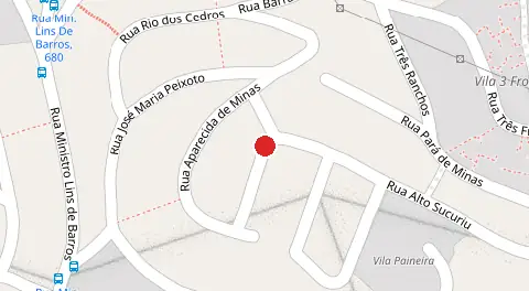 Mapa da localização