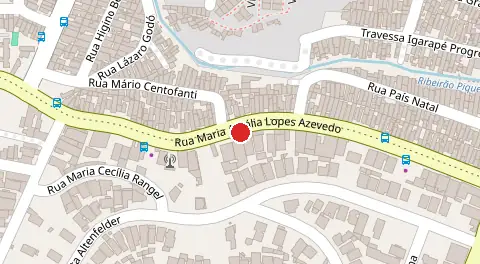 Mapa da localização