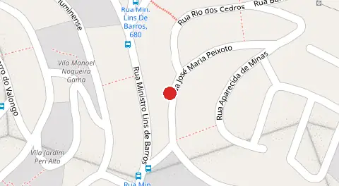 Mapa da localização