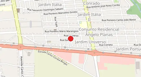 Mapa de Jardim Universo