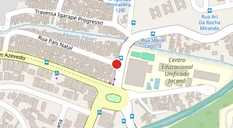 Mapa da localização