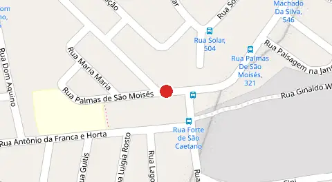 Mapa da localização