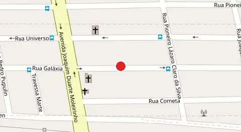Mapa da localização