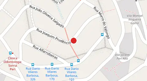 Mapa da localização