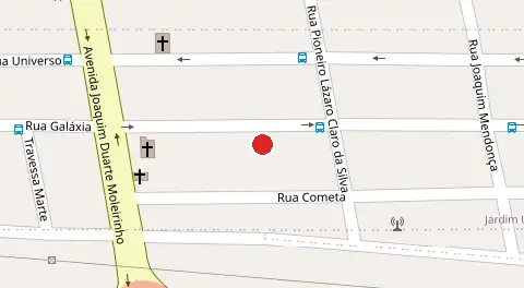 Mapa da localização