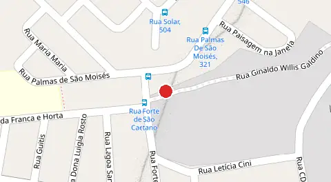 Mapa da localização