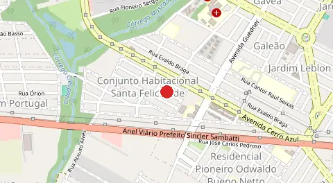 Mapa de Conjunto Santa Felicidade