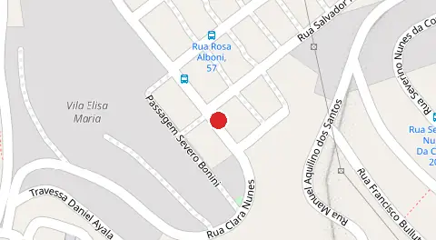 Mapa da localização