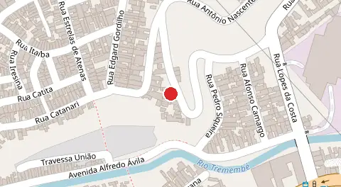 Mapa da localização