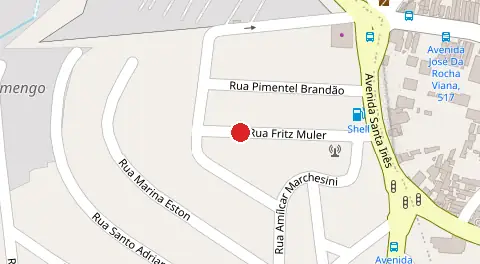 Mapa da localização