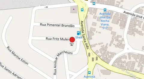 Mapa da localização