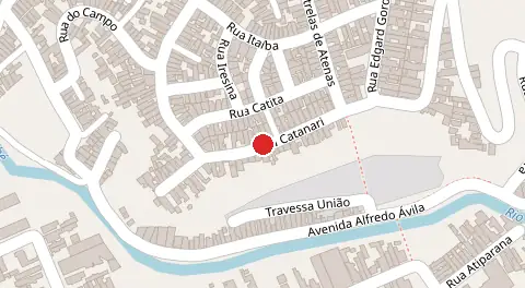 Mapa da localização