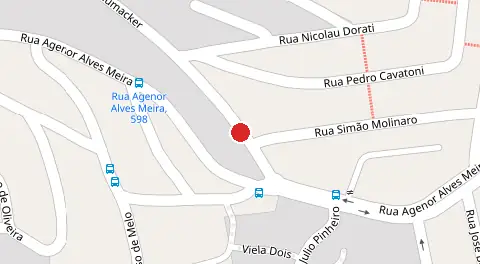 Mapa da localização