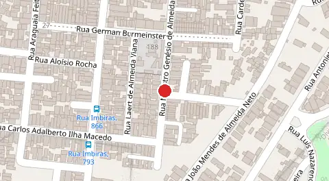 Mapa da localização