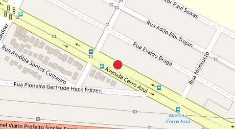 Mapa da localização