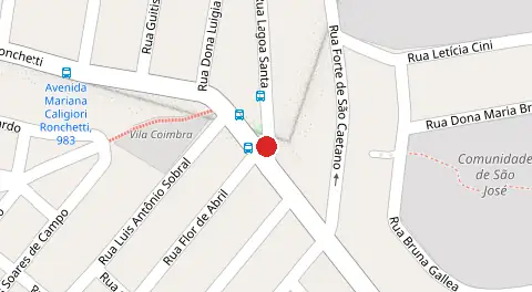 Mapa da localização