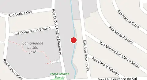 Mapa da localização