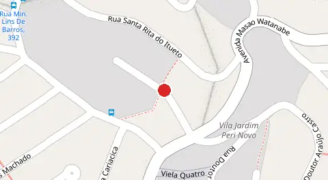 Mapa da localização