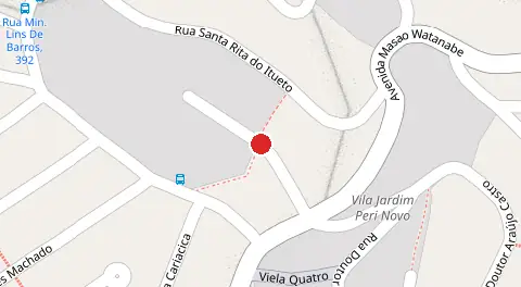 Mapa da localização