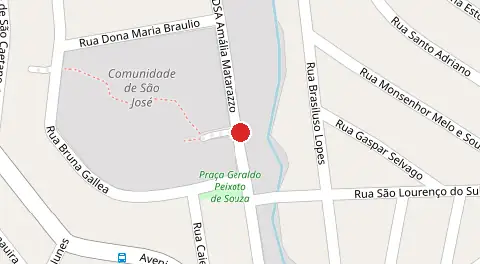 Mapa da localização