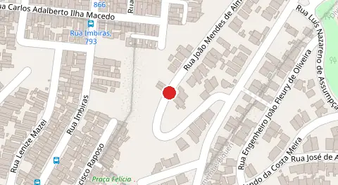 Mapa da localização