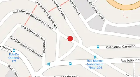 Mapa da localização