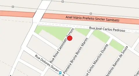 Mapa da localização