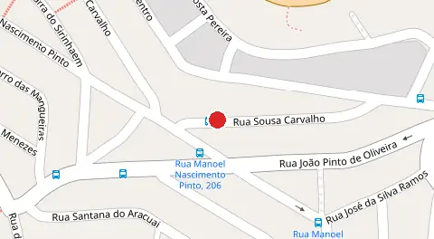 Mapa da localização