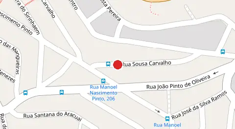 Mapa da localização