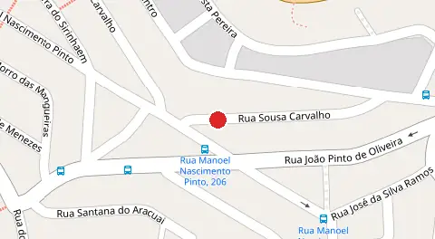 Mapa da localização